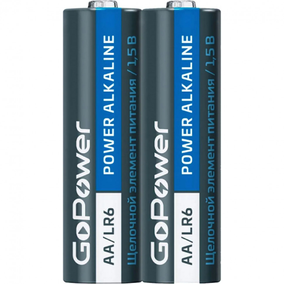 Батарейка GoPower LR6 AA 10шт/бл Alkaline 1.5V (10/60/360)