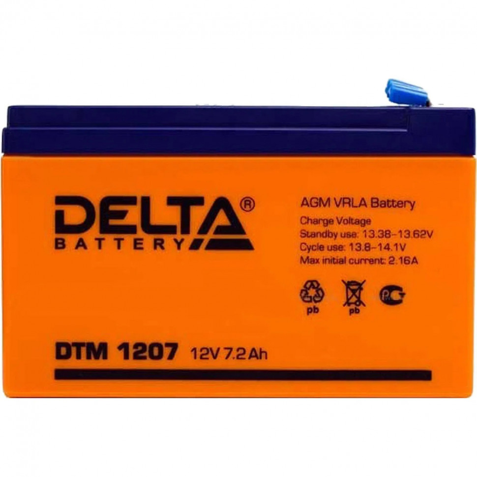 Батарея для ИБП Delta DTM 1207 (12V/7,2Ah) Батарея для ИБП Delta DTM 1207 (12V/7,2Ah)