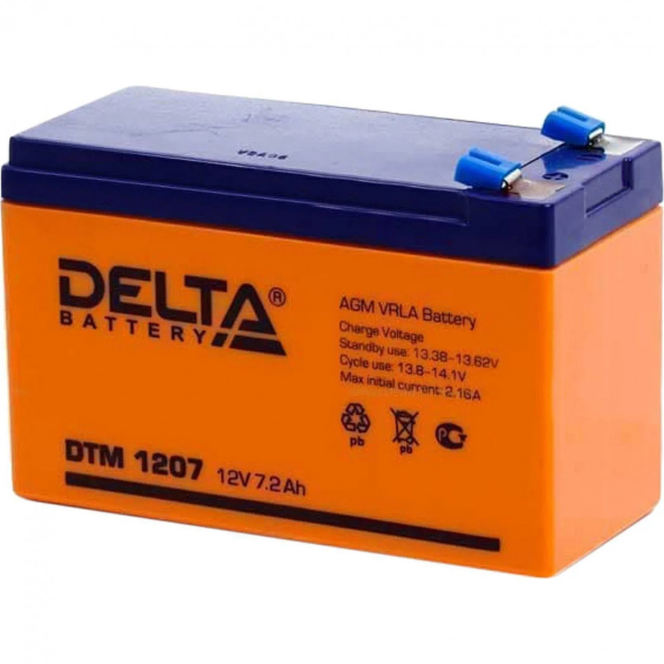 Батарея для ИБП Delta DTM 1207 (12V/7,2Ah) Батарея для ИБП Delta DTM 1207 (12V/7,2Ah)