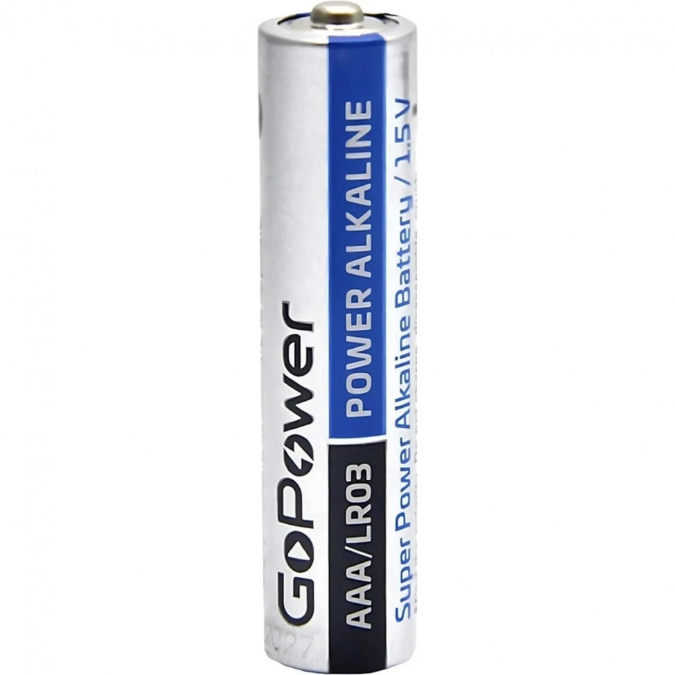 Батарейка GoPower LR03 AAA BOX 20шт/уп Shrink 4 Alkaline 1.5V (4/20/640)
