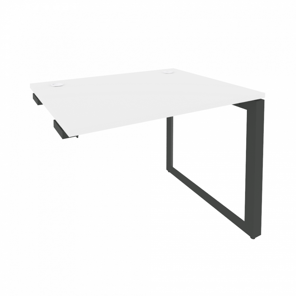 Onix Стол-приставка на О-образном м/к к опорным элементам O.MO-SPR-1.8 Белый Бриллиант/Металл Антрац Onix Стол-приставка на О-образном м/к к опорным элементам O.MO-SPR-1.8 Белый Бриллиант/Металл Антрац