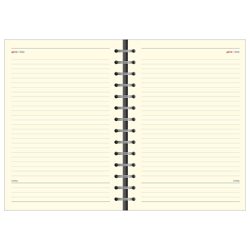 Ежедневник недатированный Fluid Attache Selection бирюз 140х200 мм,192с