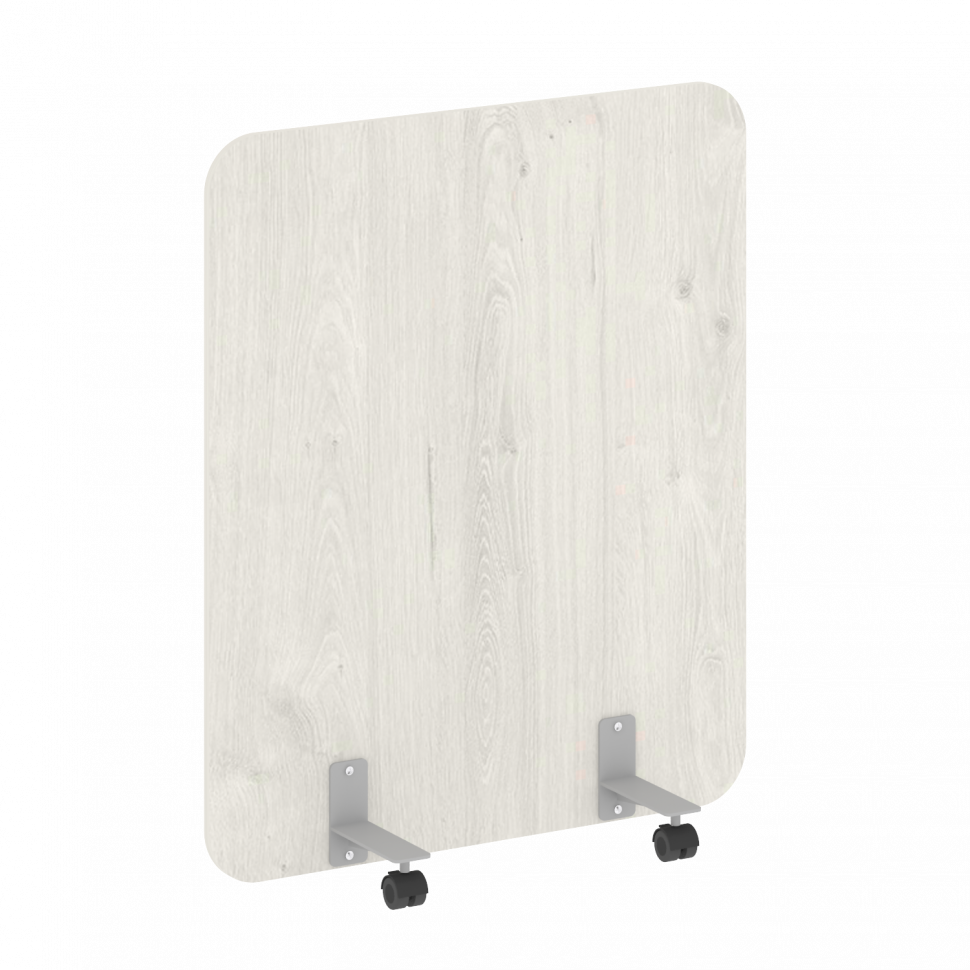 R-line Перегородка на металлических опорах, на роликах DP.R-100-120 Дуб Наварра/Металл Серый 1000*18