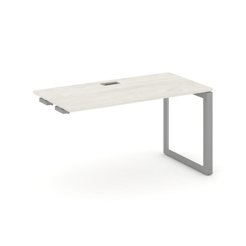 Style Project Стол-приставка к опор. элем. SN-59O.OPRS-012 Дуб Наварра/Металл Серый/Серебро Заглушка