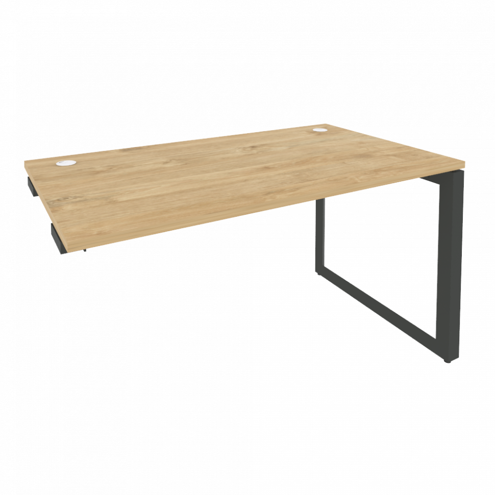 Onix Стол-приставка на О-образном м/к к опорным элементам O.MO-SPR-3.8 Тиквуд Светлый/Металл Антраци