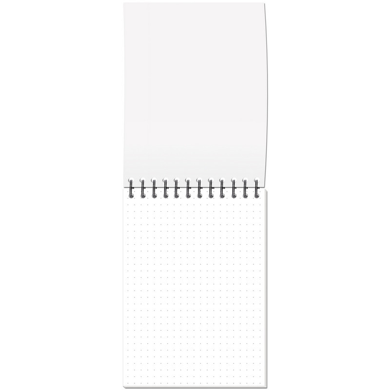 Блокнот А6,60л,точка,греб.верхн,обл.глянц.лам. Attache Fleur Коралл