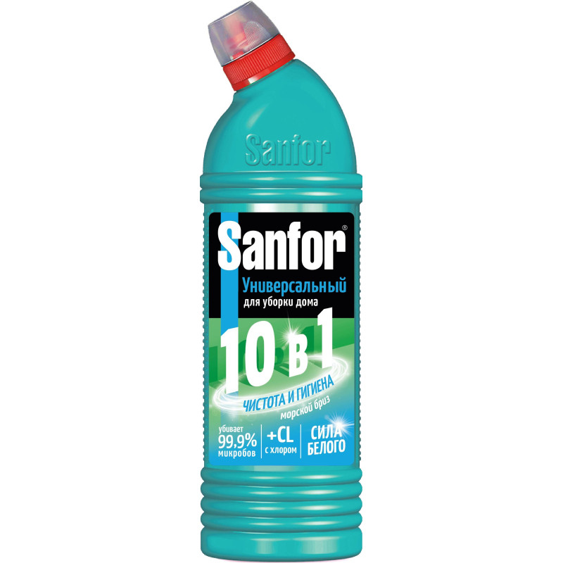 Средство для сантехники Sanfor универсал морской бриз 1000гр