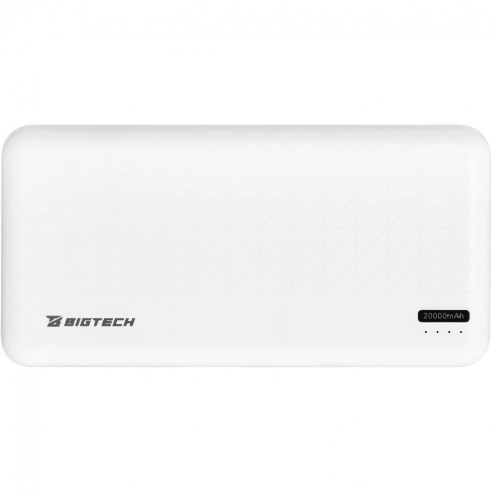 Внешний аккумулятор BigTech (BT-PB-20-W-4) 20000 mAh белый