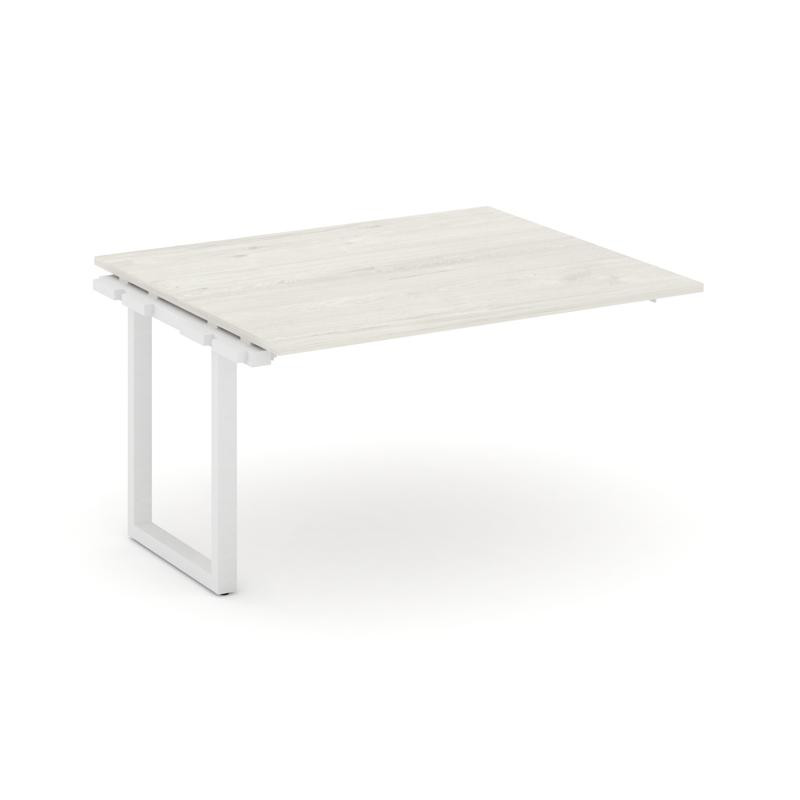 Style Project Проходной наб. элем. перег. стола SN-59O.NSPRG-032.3 Дуб Наварра/Металл Белый 1180*118