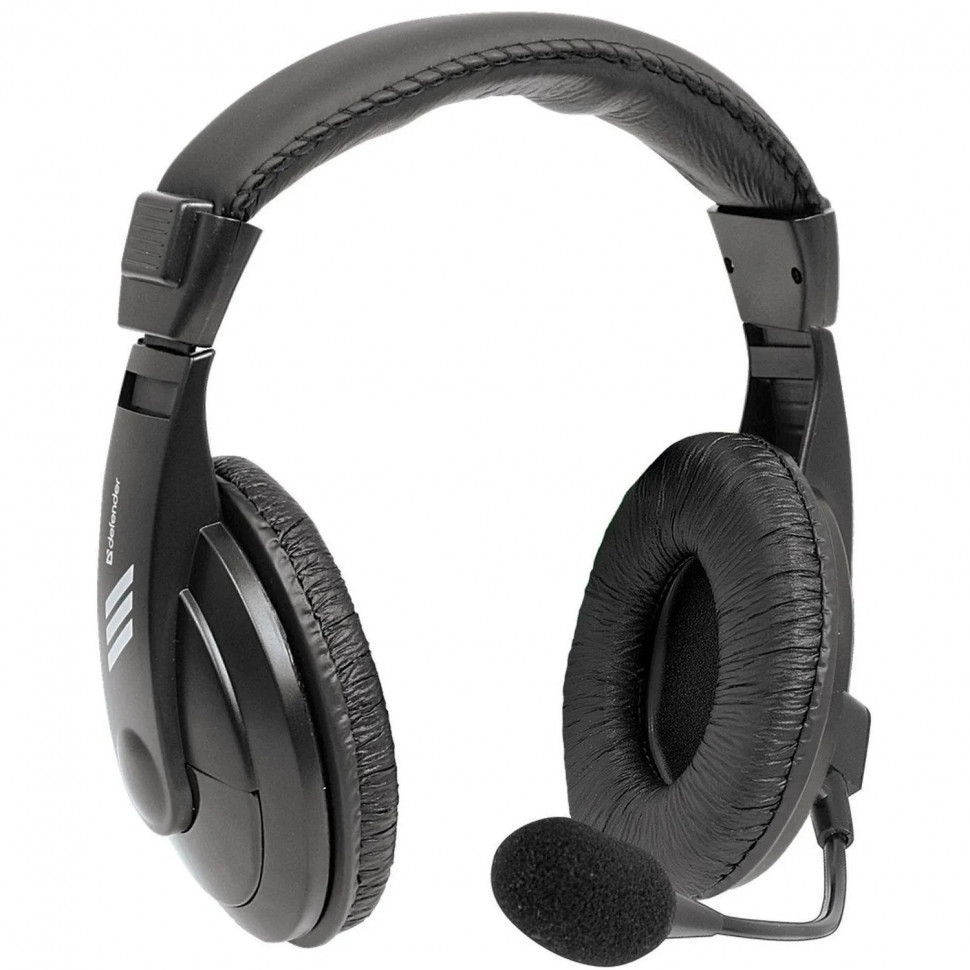 Гарнитура Defender Gryphon 750U USB, черный, 1.8м кабель