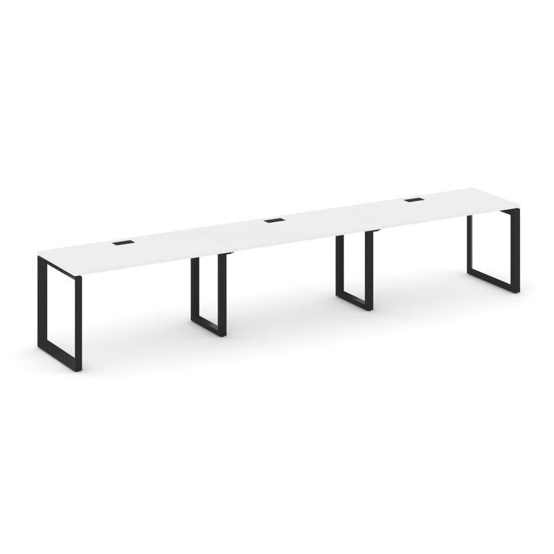 Style Project Рабочая станция односторонняя SN-59O.ORS-043 Белый/Металл Черный/Черный Заглушка 4140*