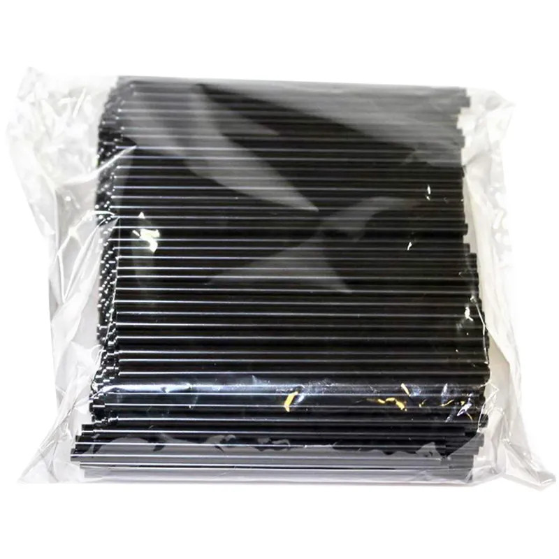 Трубочка для коктейля Мартини ПП прямые d5мм L125мм черн. 400шт/уп 342034ч