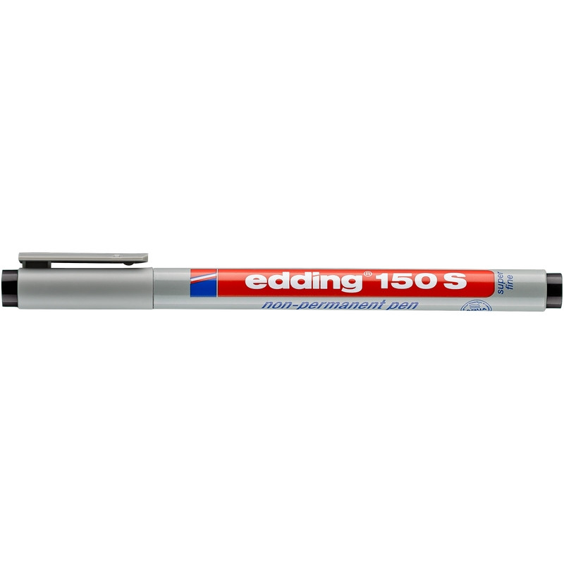 Маркер для глянц.поверх. EDDING E-150/1 S черный 0,3мм стираемый