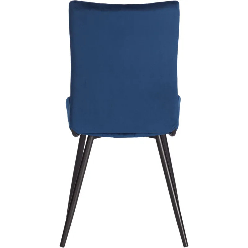 Стул Комус Мебель Fresno велюр, 50х55х93, Blue, (синий)