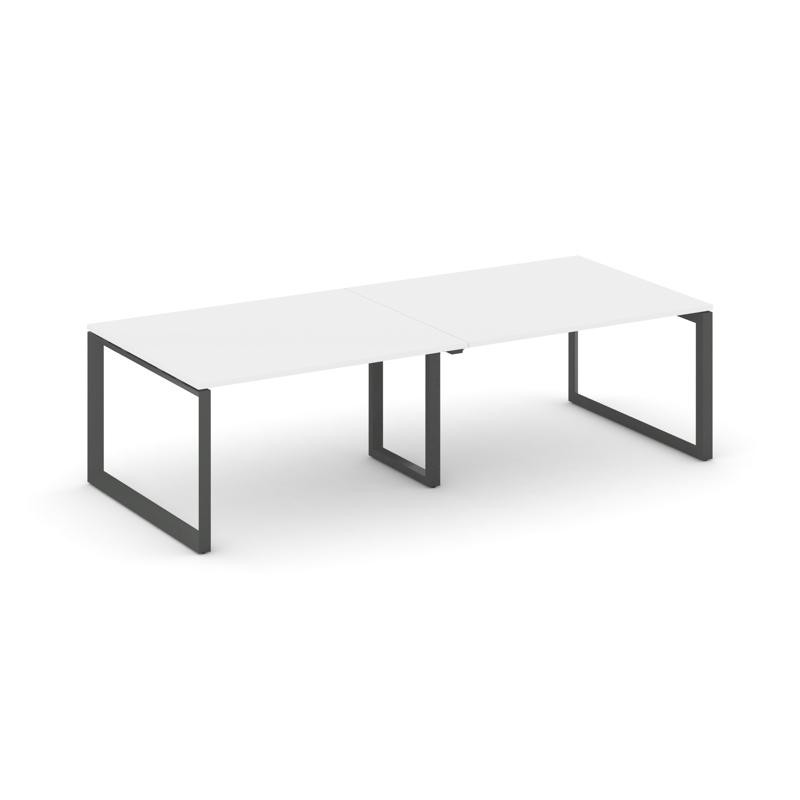 Style Project Стол переговорный SN-59O.SPRG-042.3 Белый/Металл Антрацит 2360*1180*750