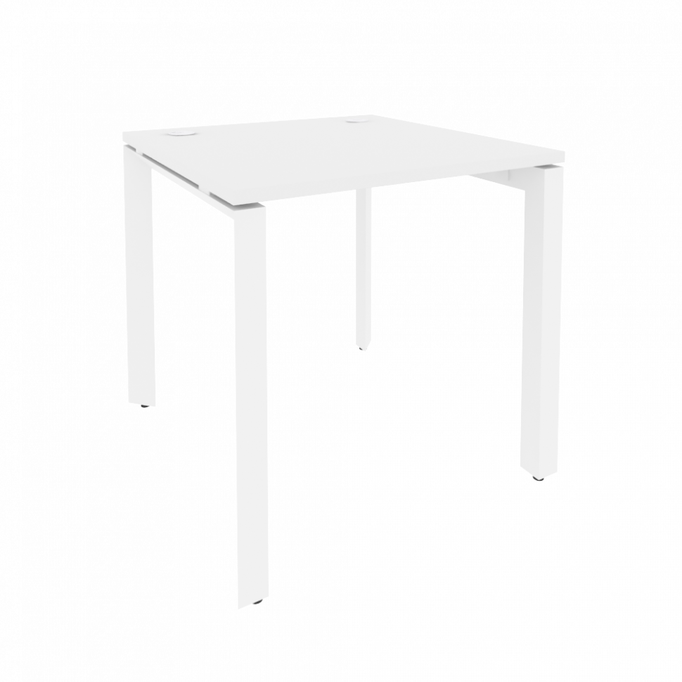 Onix Стол рабочий на П-образном м/к O.MP-SP-0.8 Белый Бриллиант/Металл Белый 780*800*750