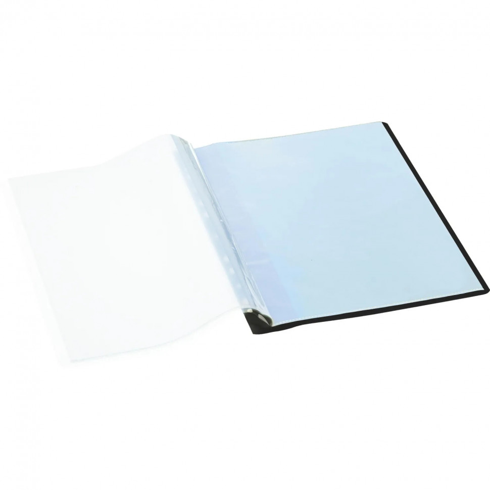 Папка файловая на 30 файлов A4, 160мкм, черная