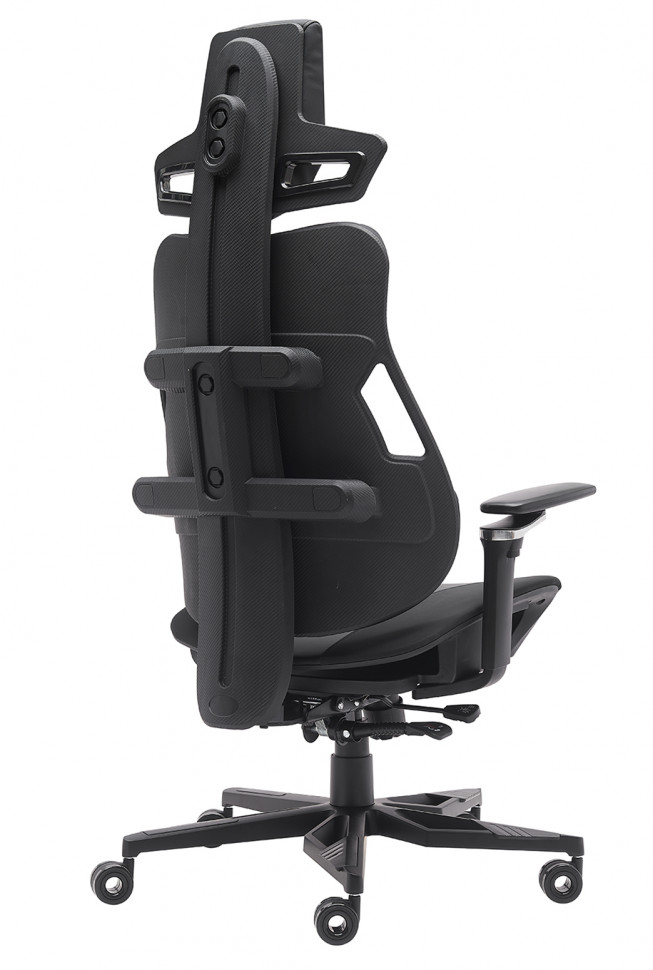 Геймерское кресло Everprof Serval (Сервал) X Экокожа Черный