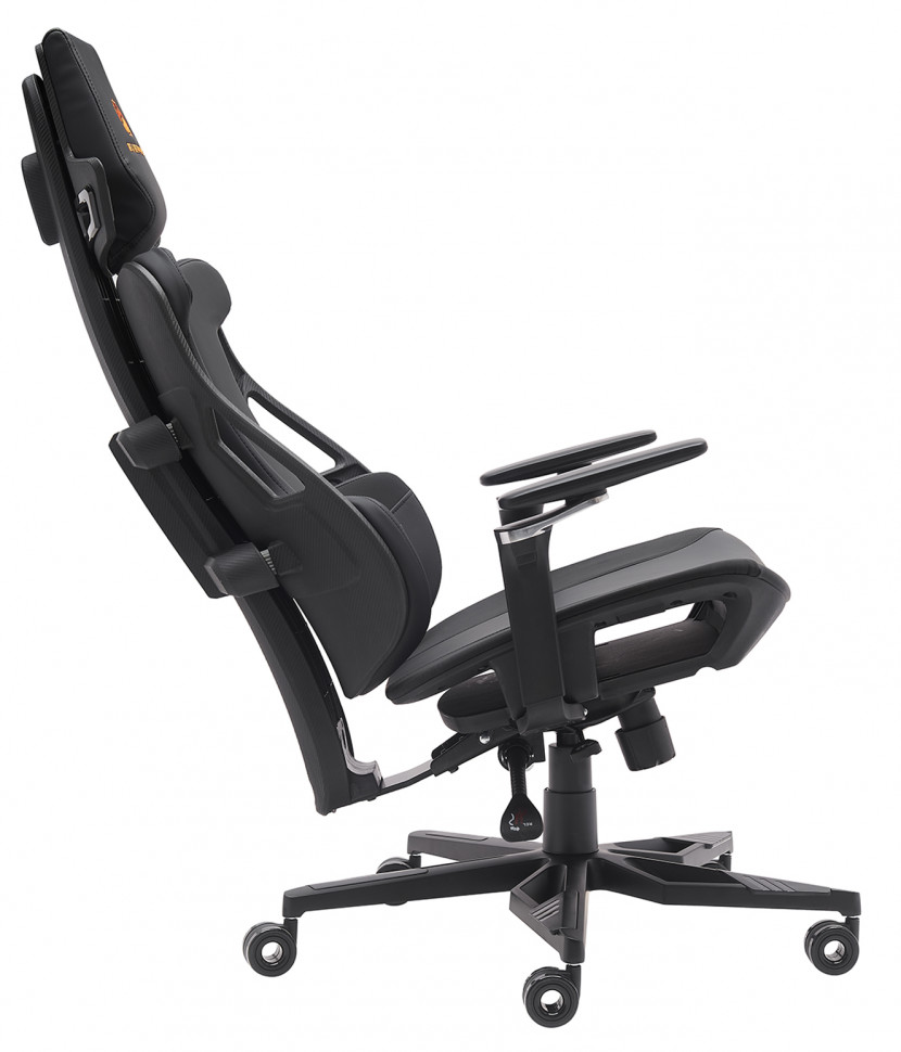 Геймерское кресло Everprof Serval (Сервал) X Экокожа Черный