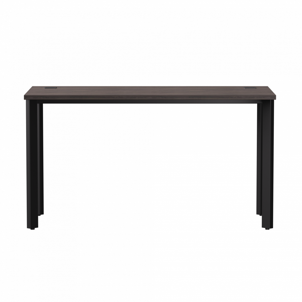 Стол прямой Everprof EVO (ЭВО) на металлокаркасе 1380х670х755 мм опоры 45гр Дуб Пасадена/Черный