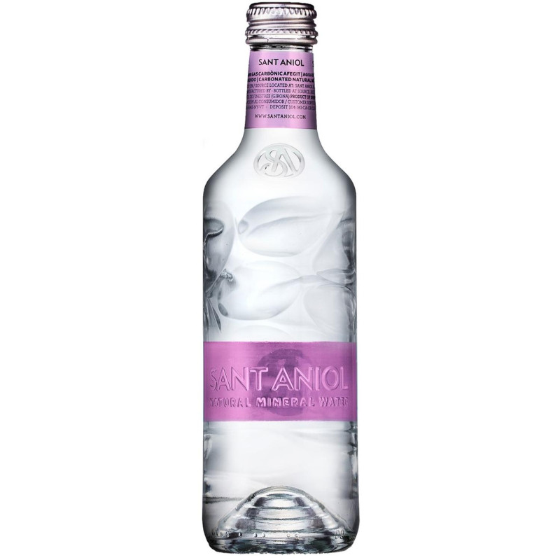 Вода минеральная Sant Aniol природ. стол. пит. газ.,ст/б, 0,33л