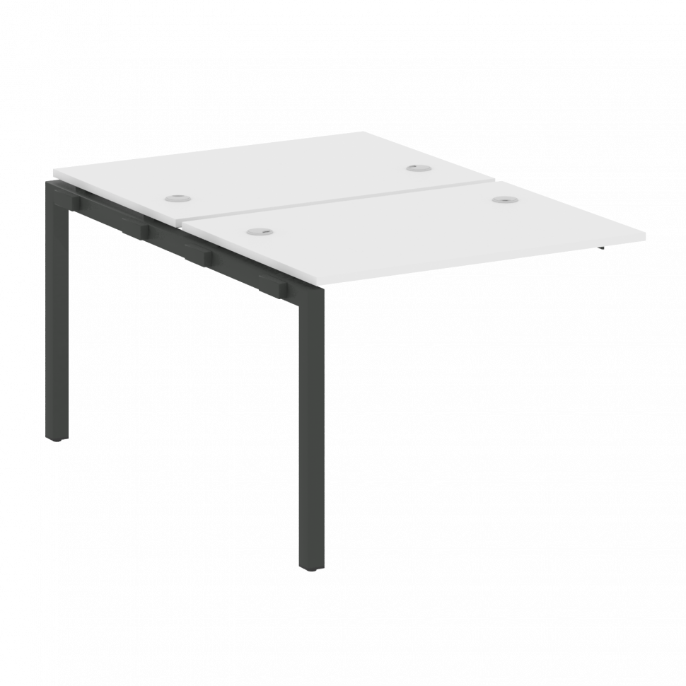 Metal System Quattro Проходной элемент рабочей станции на П-образном м/к 50БП.ПРС-СП-2.1 Белый/Метал Metal System Quattro Проходной элемент рабочей станции на П-образном м/к 50БП.ПРС-СП-2.1 Белый/Метал