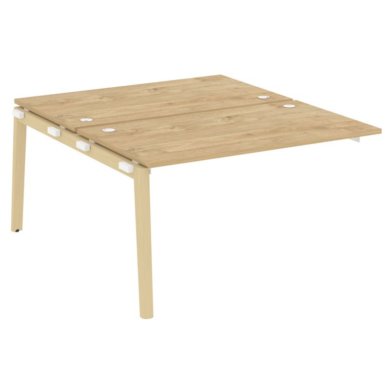 Onix Wood Наборный эл. раб. станции OW.2.NRS-3.8 Тиквуд Светлый/Дуб Светлый/Металл Белый 1380*1635*7