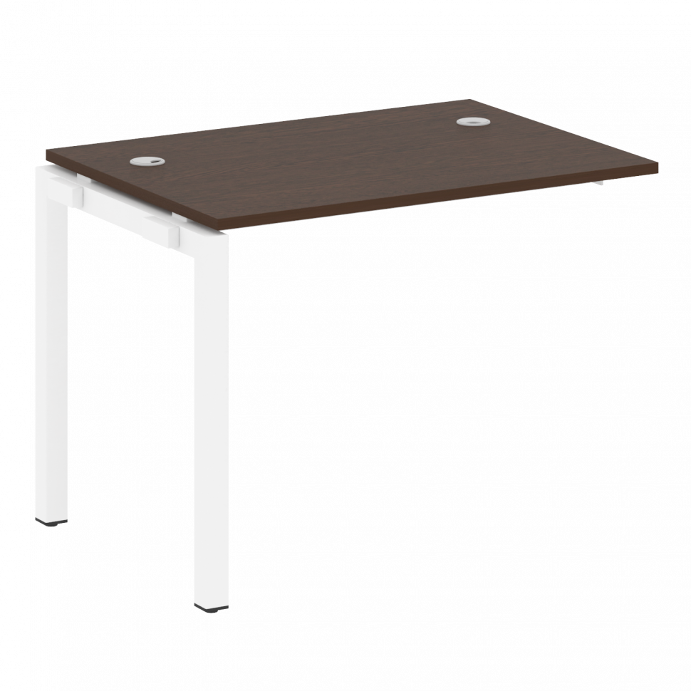 Metal System Quattro Проходной элемент рабочей станции на П-образном м/к 50БП.ПРС-СП-1.1 Венге Цаво/