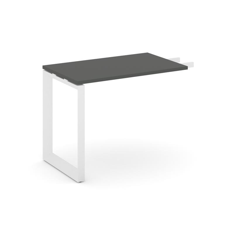 Style Project Брифинг-приставка SN-59O.BR-005 Антрацит/Металл Белый 1380*600*750