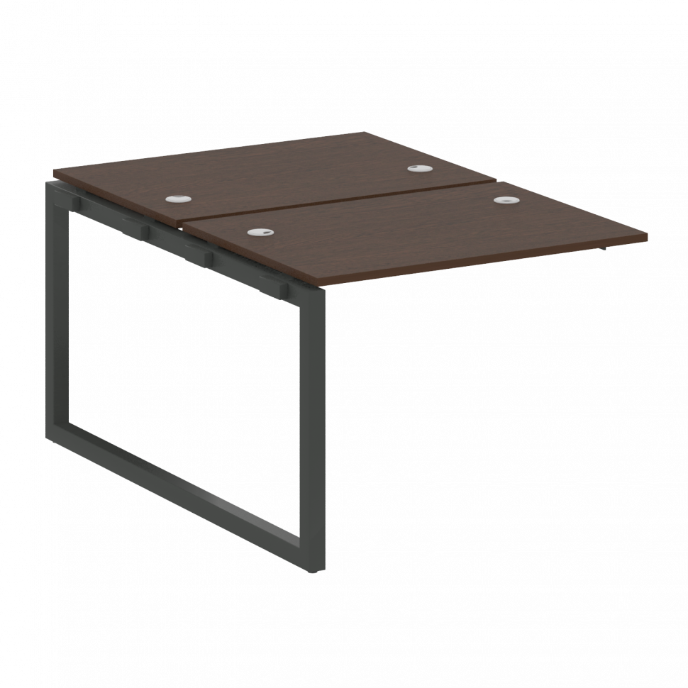 Metal System Quattro Проходной элемент рабочей станции на О-образном м/к 50БО.ПРС-СП-2.1 Венге Цаво/ Metal System Quattro Проходной элемент рабочей станции на О-образном м/к 50БО.ПРС-СП-2.1 Венге Цаво/