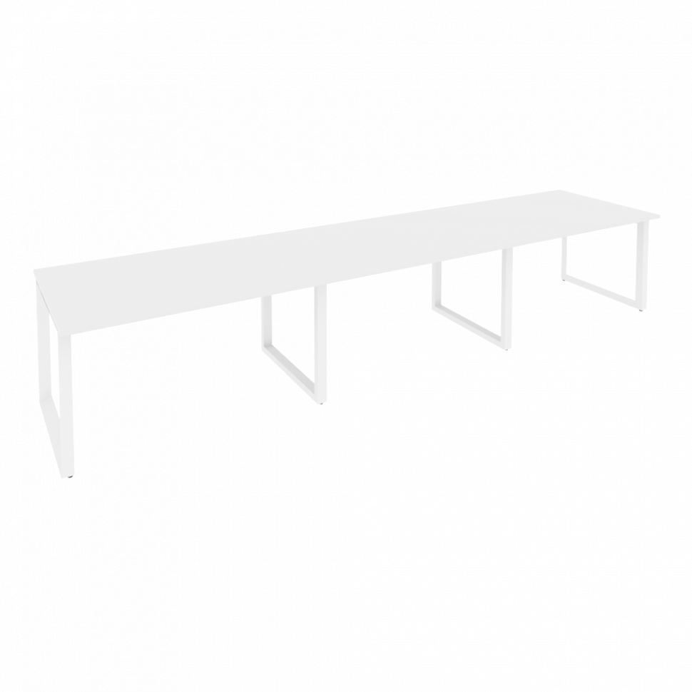 Onix Стол переговорный O.MO-PRG-3.3 Белый Бриллиант/Металл Белый 4140*980*750 Onix Стол переговорный O.MO-PRG-3.3 Белый Бриллиант/Металл Белый 4140*980*750