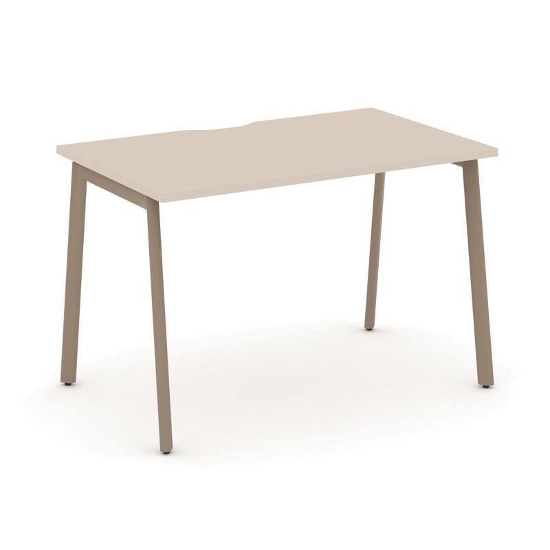 Estetica Стол письменный ES.SP-2-VP Капучино/Металл Латте 1180*730*750
