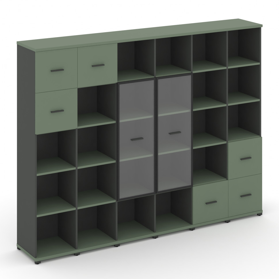 Concept Набор №562.U CN.STUN-562 RPB A Кобо/Антрацит/Металл Антрацит 2500*420*1922