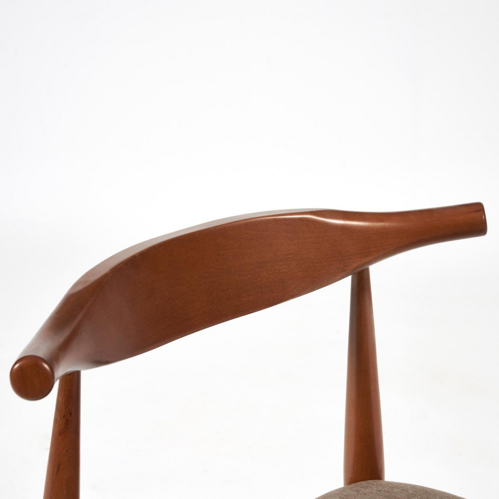 Стул мягкое сидение BULL / 1 шт. в упаковке каркас бук, сиденье ткань, 54,5*54*75см, Коричневый