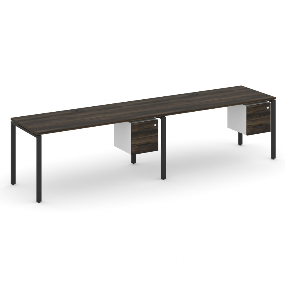 Concept Рабочая станция односторонняя с подвес. тумбами 2 места CN.ORS-116 B Дуб Мали/Белый Бриллиан Concept Рабочая станция односторонняя с подвес. тумбами 2 места CN.ORS-116 B Дуб Мали/Белый Бриллиан