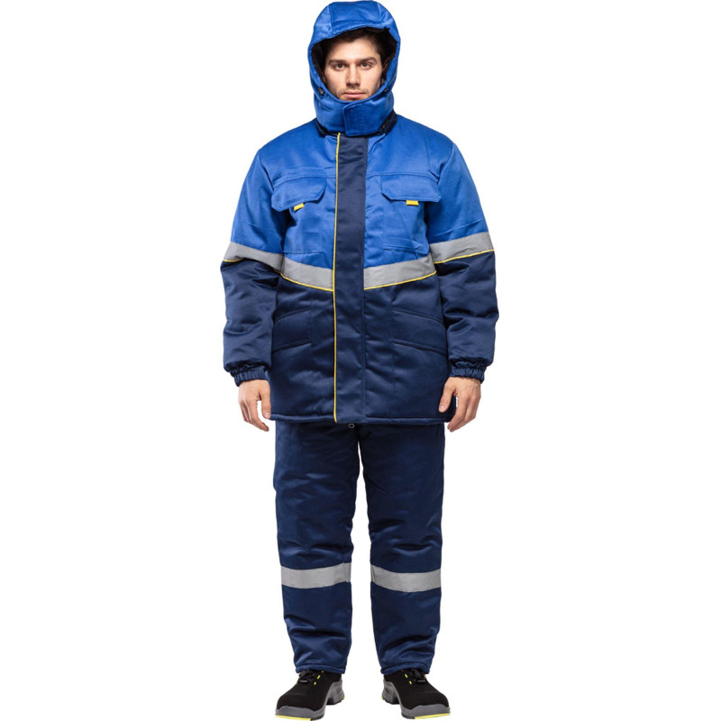 Костюм рабочий зимний муж з43-КБР вас/син р.52-54/170-176 (серия З)