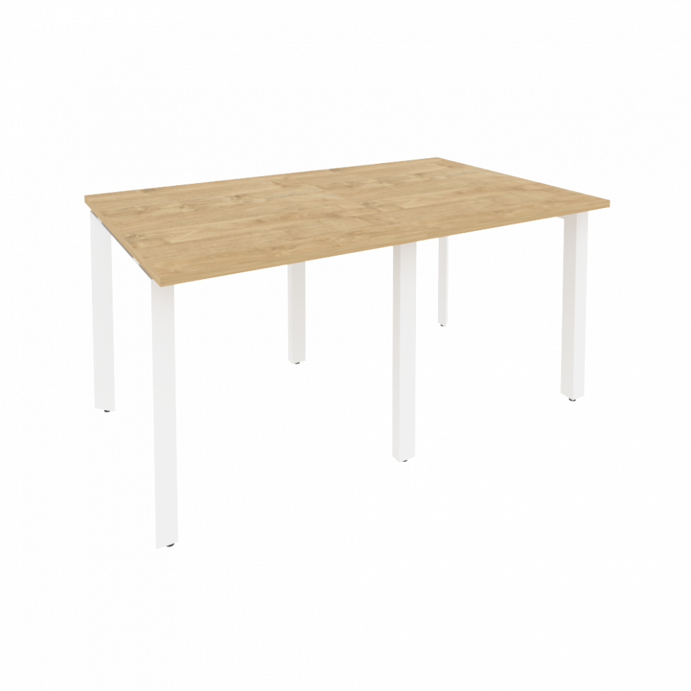 Onix Стол переговорный O.MP-PRG-2.0 Тиквуд Светлый/Металл Белый 1560*980*750 Onix Стол переговорный O.MP-PRG-2.0 Тиквуд Светлый/Металл Белый 1560*980*750