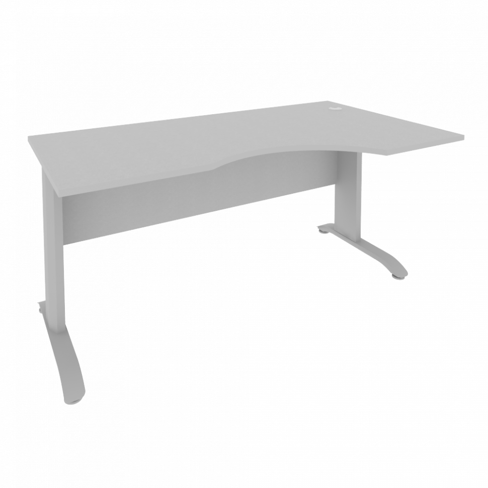 Riva Metal-L Стол криволинейный правый ПЛ.СА-1 (R) Серый/Металл Серый 1600*900*750 Riva Metal-L Стол криволинейный правый ПЛ.СА-1 (R) Серый/Металл Серый 1600*900*750