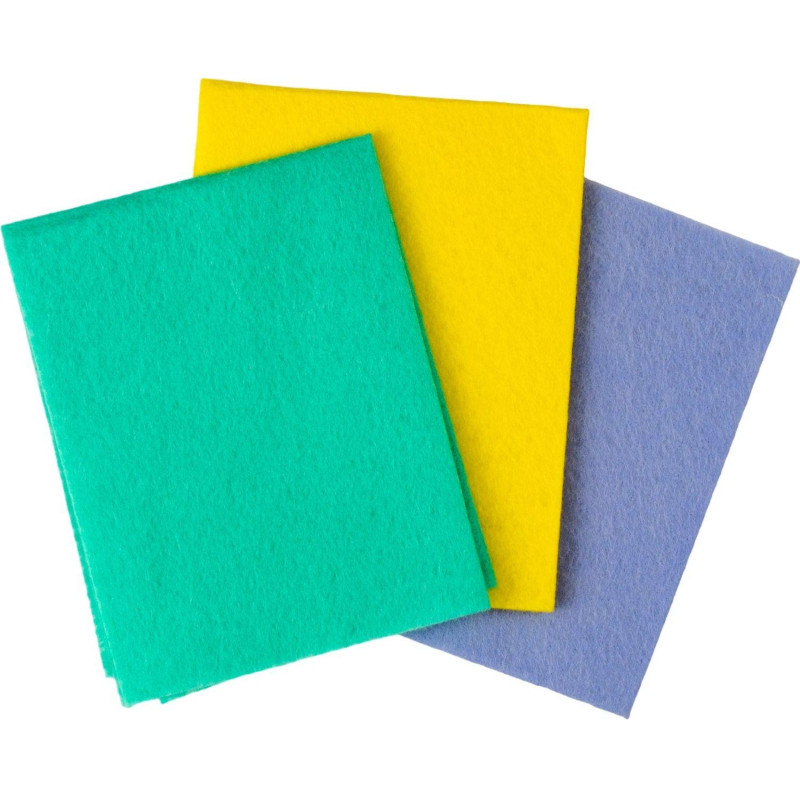 Салфетки хозяйственные универс. неткан.полотно 30х38см 3шт./уп. PACLAN