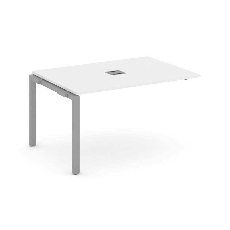 Style Project Проходной наб. элем. перег. стола SN-59P.NSPRG-004 Белый/Металл Серый 1580*980*750