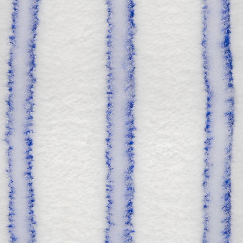 Насадка МОП плоский 34х10см микроф+мягк абраз кнопки бел с син полос MF2185