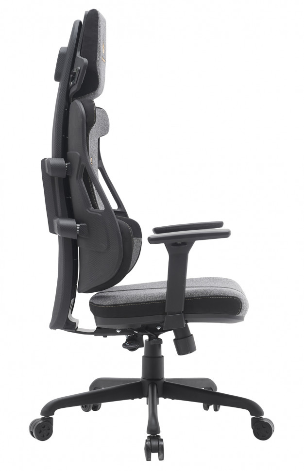 Геймерское кресло Everprof Serval (Сервал) S Ткань Черно-серый