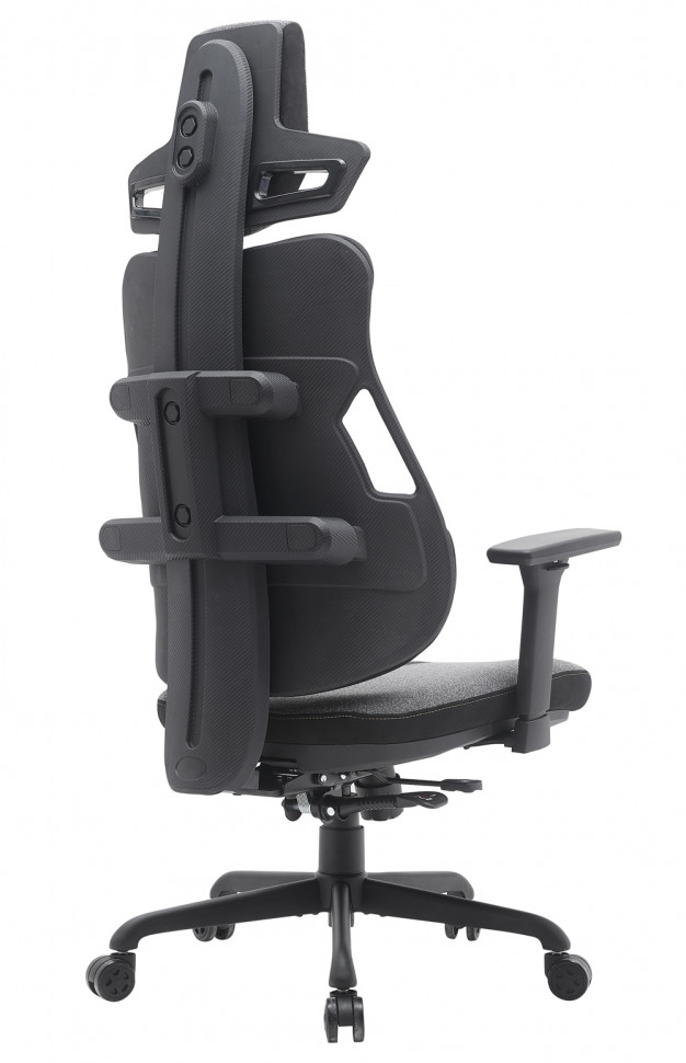 Геймерское кресло Everprof Serval (Сервал) S Ткань Черно-серый