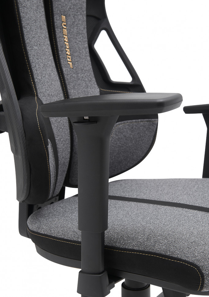 Геймерское кресло Everprof Serval (Сервал) S Ткань Черно-серый