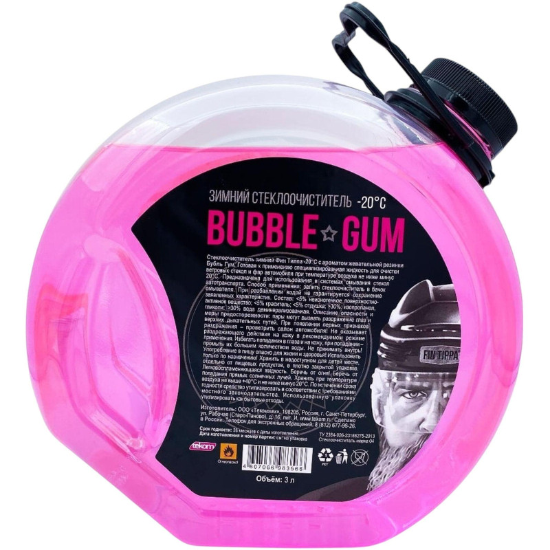 Жидкость стеклоомывающая 04,Fin tippa -20С,Bubble канистра-шайба,4/кор СПБ