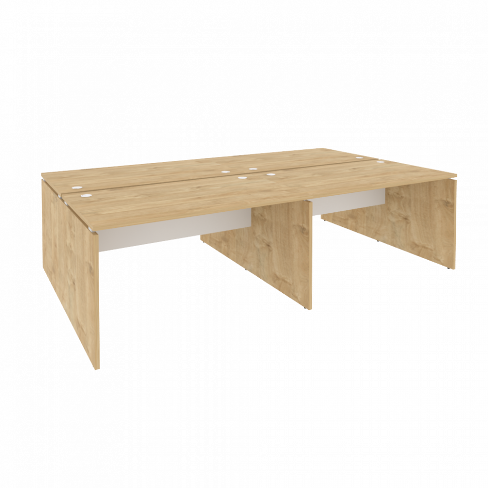Onix Рабочая станция O.D.RS-4.3.8 Тиквуд Светлый/Белый Бриллиант 2760*1635*750