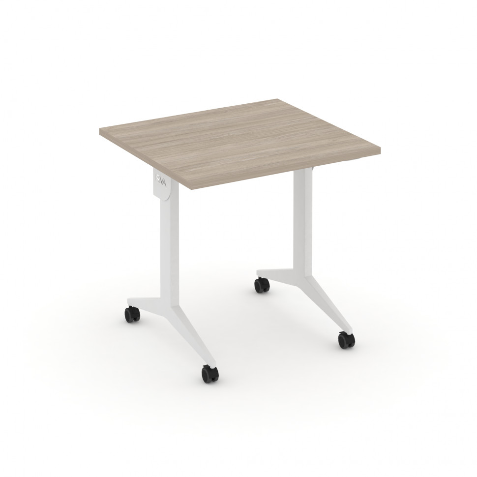 X-Pull Стол складной мобильный X.M-0.7 Дуб Аттик/Металл Белый 780*720*753