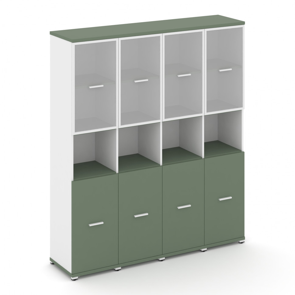 Concept Шкаф 4 узкие секции, 5 ниш CN.STU-543 RMW W Кобо/Белый Бриллиант/Металл Белый/Сатин 1668*420 Concept Шкаф 4 узкие секции, 5 ниш CN.STU-543 RMW W Кобо/Белый Бриллиант/Металл Белый/Сатин 1668*420