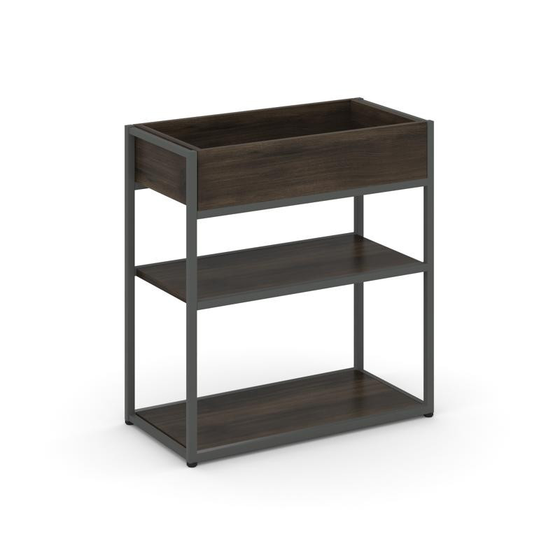 Rift Стеллаж металлический низкий приставной  RF.STM-013 Дуб Мали/Металл Антрацит 796*350*750