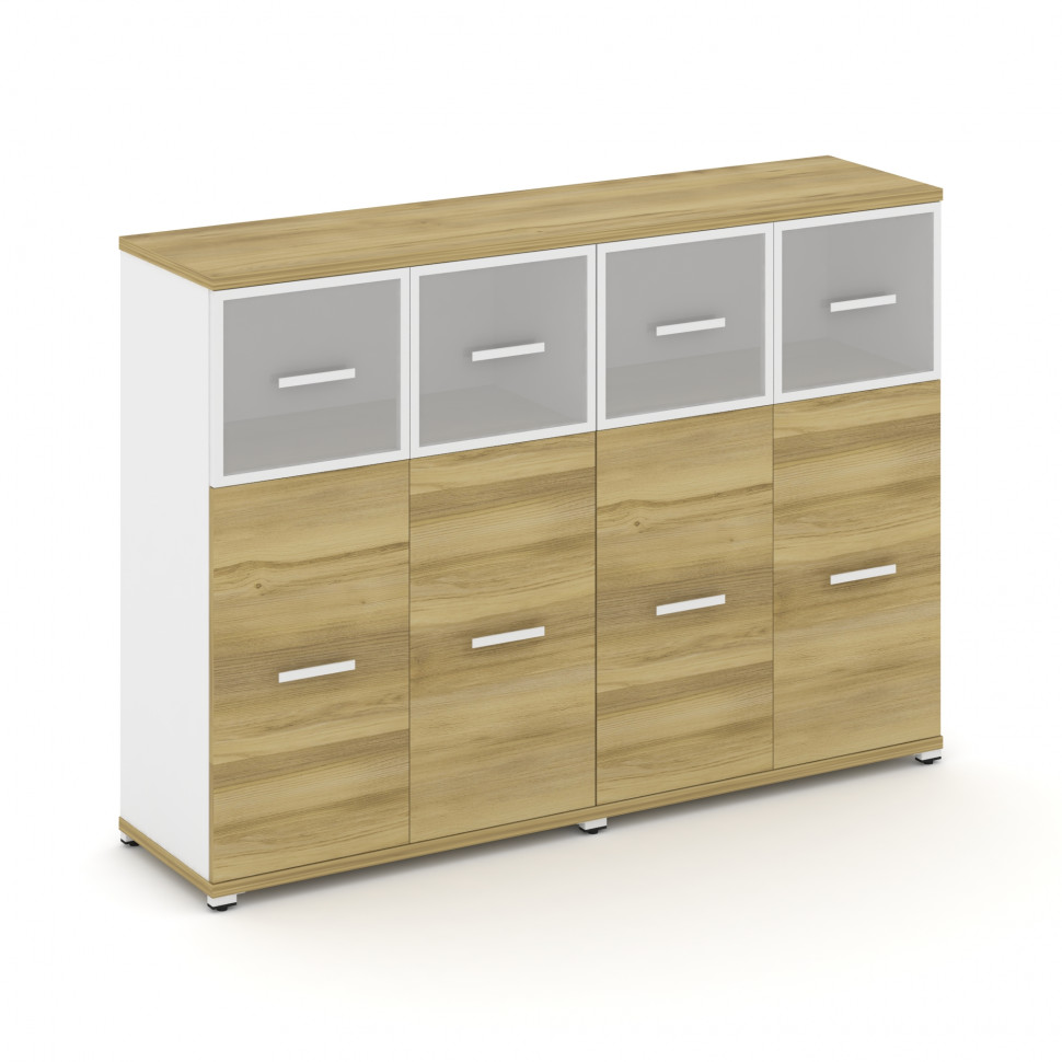 Concept Шкаф 2 широкие секции, 3 ниши CN.STS-324 RMW W Дуб Винченцо/Белый Бриллиант/Металл Белый/Сат Concept Шкаф 2 широкие секции, 3 ниши CN.STS-324 RMW W Дуб Винченцо/Белый Бриллиант/Металл Белый/Сат